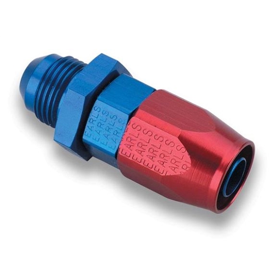 Earls 840108ERL Straight -8 AN to -8 AN Male Hose End