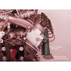 Hooker 8501-4HKR GM LS Exhaust Manifold. Titanium Ceramic Finish