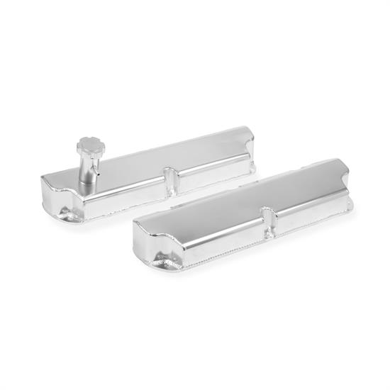 Sniper 890013 Fabricated Aluminum Valve Covers, 1962-85 SBF, Silver
