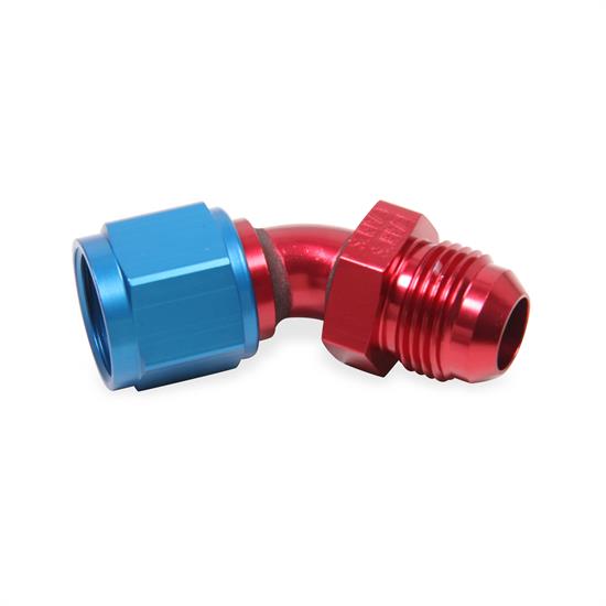 Earls 920406ERL 45 Degree -6 AN Male to -6 AN Female Swivel