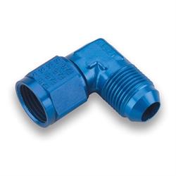 Earls 921104ERL Blue 90 Degree -4 AN Male to -4 AN Female Swivel