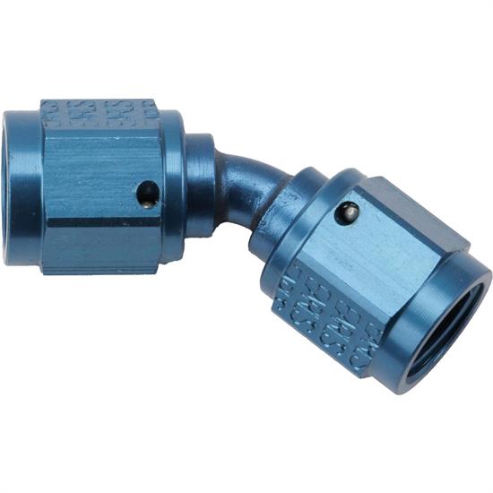 Earls 939204ERL Blue 45 Degree -4 AN Female to Female Swivel Adapter