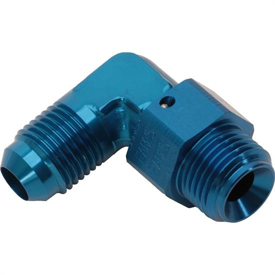 Earls 949096ERL Blue 90 Degree -6 AN Male to 5/8-18 Inch Swivel
