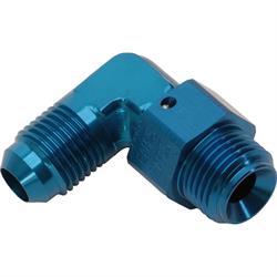 Earls 949096ERL Blue 90 Degree -6 AN Male to 5/8-18 Inch Swivel