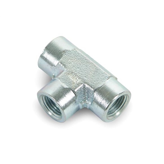 Earls 961701ERL 1/8 Inch NPT Female Brake Adapter Tee, Zinc Plated