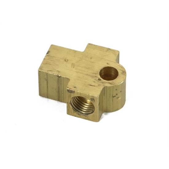 Earls 972050ERL 3/8-24 Inch IF, 1/4 Inch Hole Brake Adapter Tee