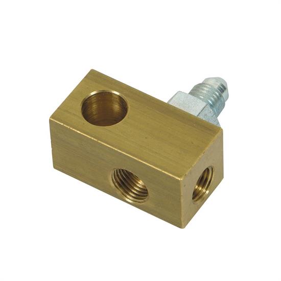 Earls 972051AERL -3 AN on Run 3/8-24 IF on Branch Brake Line Adapter