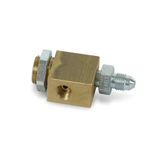 Earls 972053AERL 3/8-24 In IF on Branch, Clip Shot Brake Line Adapter