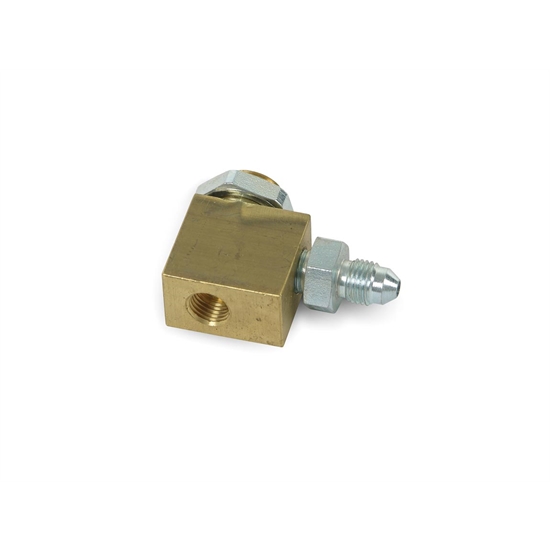 Earls 972053BERL -3 AN on Branch, Clip Shot T Style Brake Line Adapter