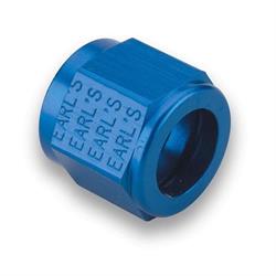 Earls 981810ERL Blue Anodized -10 Tube Nut, Lightweight Aluminum