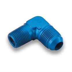 Earls 982288ERL Blue 90 Degree Elbow -8 AN Male to 1/2 Inch NPT