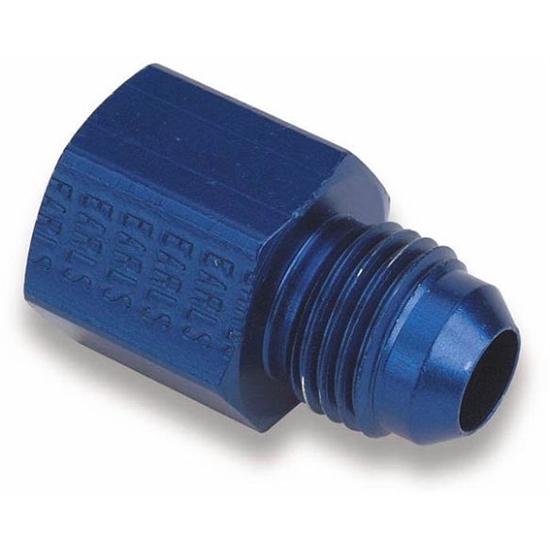 Earls 9894DBJERL Blue -6 AN Male to 16mm x 1.50 Female Adapter