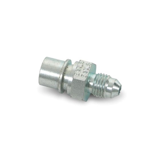 Earls 989536ERL -3 AN to 10mm x 1.25 IFF Tubing Adapter, Zinc Plated