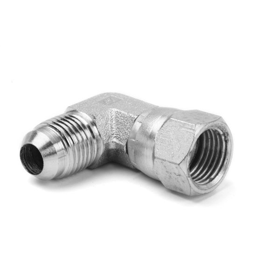 Holley 9906-118 Swivel Fuel Fitting, 90 degree Male to -6 AN