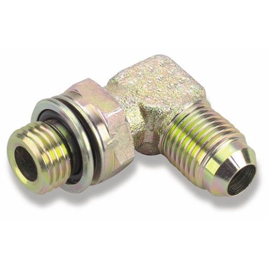 Holley 9906-127 90 degree Regulator, -6 AN fitting