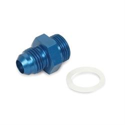 Earls 991941ERL -6 AN Male to 5/8-20 Inch Male Carb Adapter, Blue