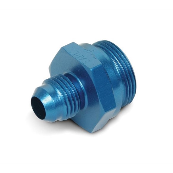 Earls 991943ERL -6 AN Male to 7/8-20 Inch Male Carb Adapter, Blue