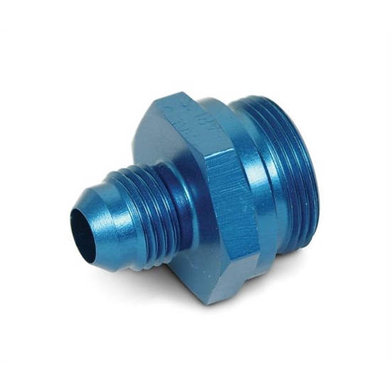Earls 991949ERL -6 AN Male to 7/8-20 Inch Male Adapter, Blue
