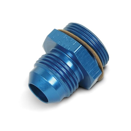 Earls 991957ERL -8 AN Male to 7/8-20 Inch Male Carb Adapter, Blue