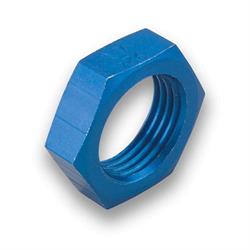 Earls 992412ERL Blue Anodized -12 AN Bulkhead Nut Lightweight Aluminum