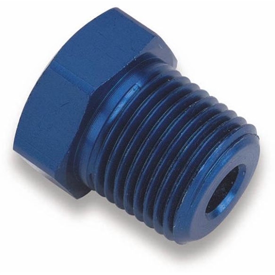 Earls 993301ERL Blue Anodized 1/8 Inch NPT Hex Head Plug, Aluminum