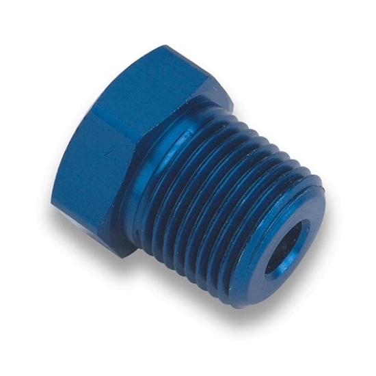 Earls 993303ERL Blue Anodized 3/8 Inch NPT Hex Head Plug, Aluminum