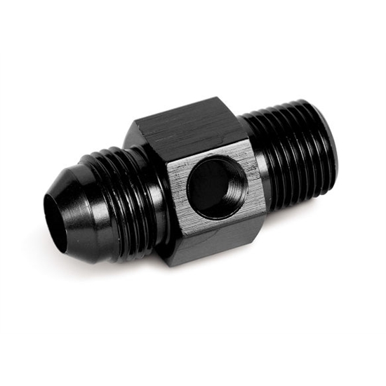 Earls AT100198ERL Fuel Pressure Gauge Adapter -8 Male to 3/8 Inch NPT