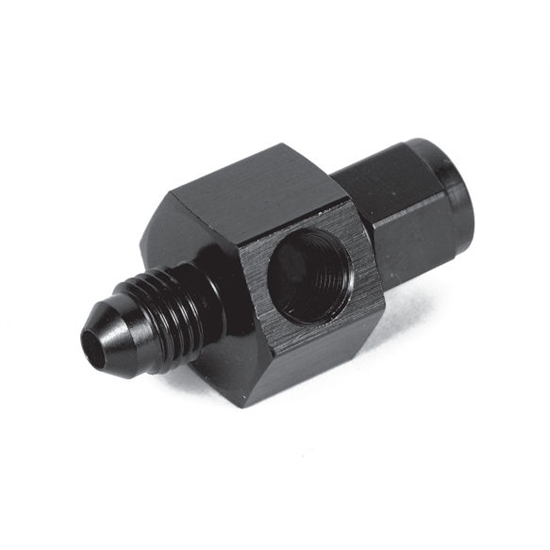 Earls AT100201ERL Fuel Pressure Gauge Adapter -4 Male to -4 Female