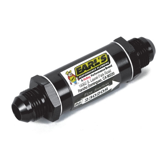 Earls AT230204ERL Fuel Filter In-Line Fitting Size 4, 85 Micron