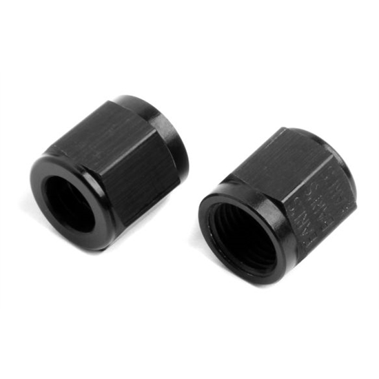 Earls AT581805ERL -5 AN Ano-Tuff Tube Nut, Anodized Aluminum, Pair