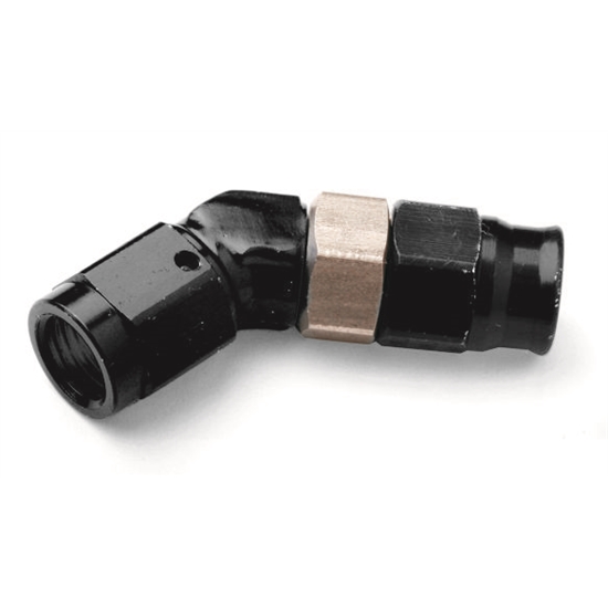Earls AT604538ERL Adjustable 45 Degree -8 AN Nut/Hose End Low Profile