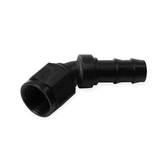 Earls AT704667ERL Super Stock 45 Degree -6 AN Female to 3/8 Inch Barb