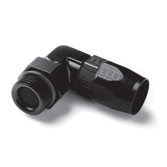 Earls AT849006ERL 90 Degree -6 AN Male to -6 AN Swivel Seal Hose