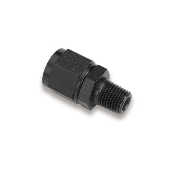 Earls AT916166ERL Straight -6 AN Swivel to 3/8 Inch Male NPT Adapter
