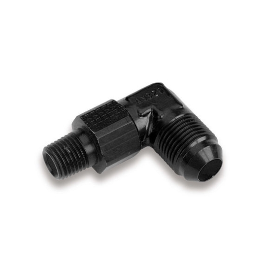 Earls AT922188ERL 90 Degree -8 AN Male to 1/2 Inch NPT Male Swivel
