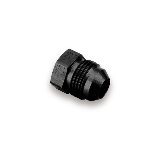 Earls AT980608ERL -8 AN Flare Plug, Anodized Aluminum