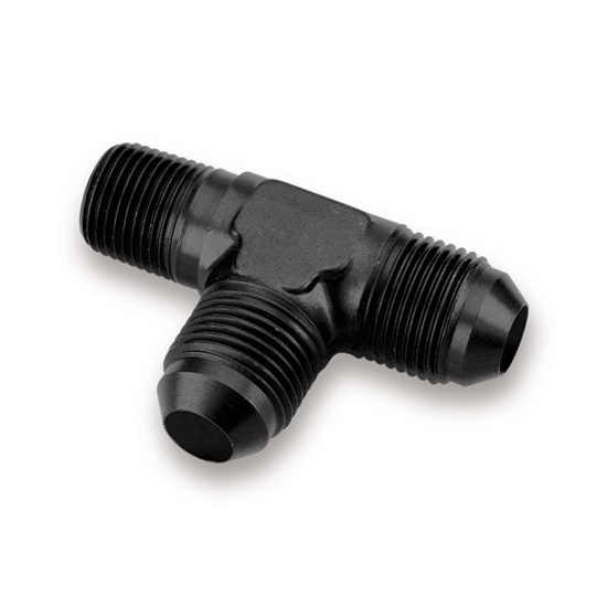 Earls AT982610ERL -10 AN Male Tee to 1/2 Inch NPT on Run, Aluminum