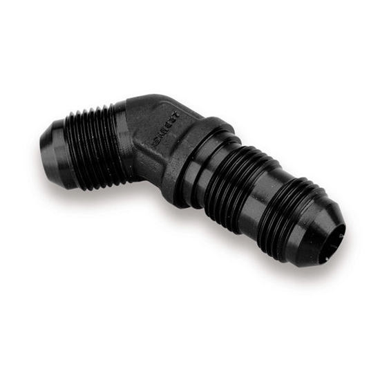 Earls AT983710ERL 45 Degree -10 AN Bulkhead Fitting, Anodized Aluminum