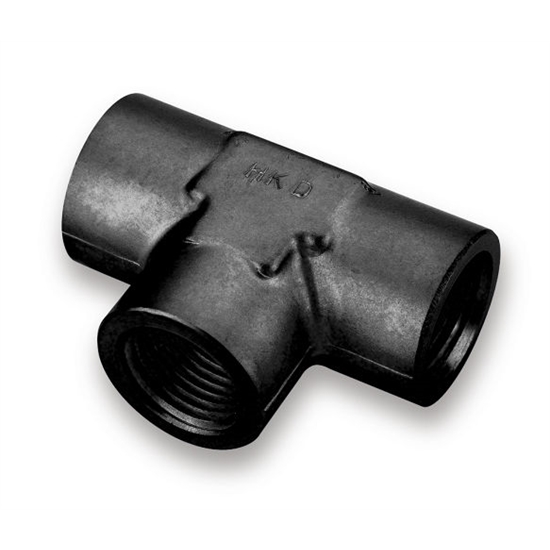 Earls AT991701ERL 1/8 Inch NPT Female Tee Fitting, Anodized Aluminum