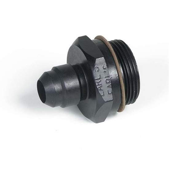 Earls AT991943ERL -6 AN Male to 7/8-20 Inch Male Aluminum Carb Adapter