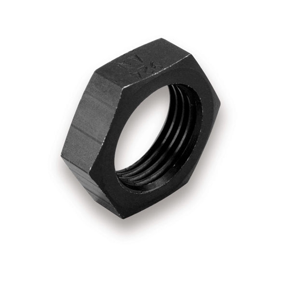 Earls AT992410ERL -10 AN Bulkhead Nut, Hard Anodized Aluminum Coated