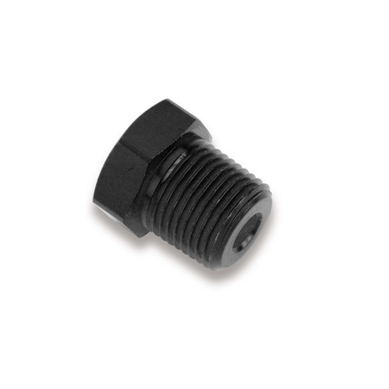 Earls AT993304ERL 1/2 Inch NPT Hex Head Plug, Hard Anodized Aluminum