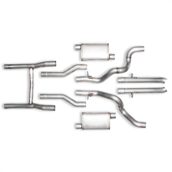 Hooker BlackHeart BH13198 67-72 C10 Dual Rear-Exit Exhaust, 2.5