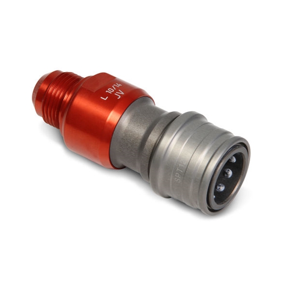 Earls JV280112ERL -12 AN Male Socket Dry Break Coupler, 1 1/16-12 End