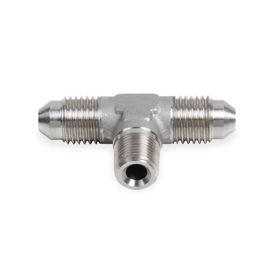 Earls SS982503ERL -3 AN Male Tee to 1/8 Inch NPT on Branch