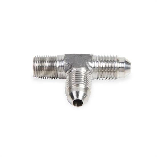 Earls SS982603ERL -3 AN Male Tee to 1/8 Inch NPT on Run