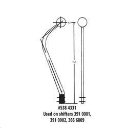 Hurst 3666809 Mastershift Van & Pick-Up Manual Shifter