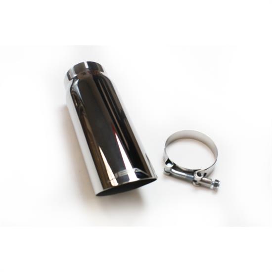 JBA PerFormance Exhaust 12-08209 Polished SS Chrome Tip, Clamp on