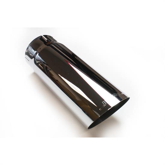 JBA PerFormance Exhaust 12-08216 Angle Cut Chrome Plated Exhaust Tip