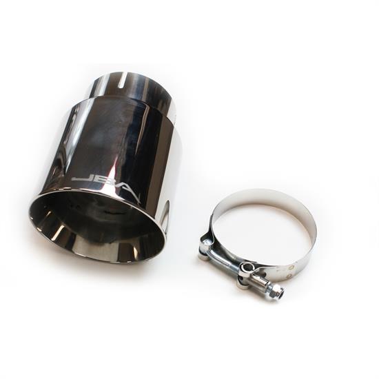 JBA 12-8258 Double Wall Polished SS Chrome Tip